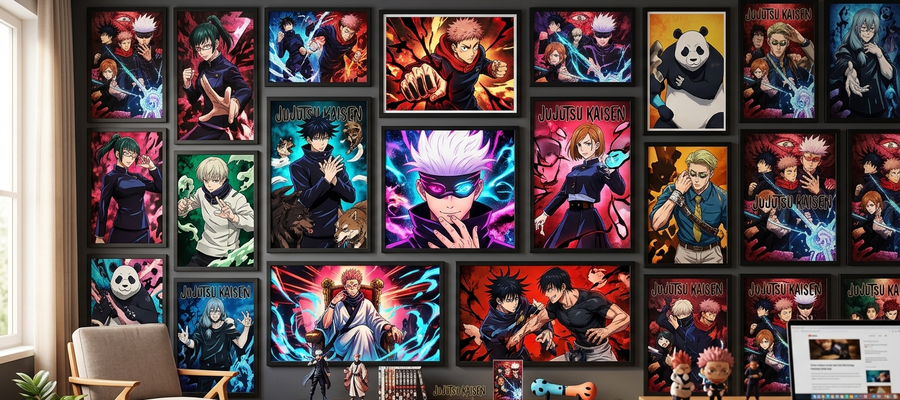 Die besten Poster zu Jujutsu Kaisen: der Leitfaden, um richtig zu wählen.