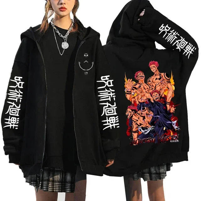 Veste Jujutsu Kaisen Sukuna Forme Originelle Quatre Bras