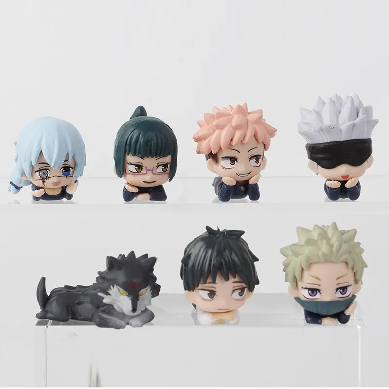 Figurine Jujutsu Kaisen Lot 7 Mini Figurines Série A