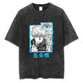T-shirt Jujutsu Kaisen Gojo Cadre Bleu Oeil