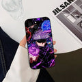 iPhone Hülle Jujutsu Kaisen Gojo Satoru Hohl Lila Rot
