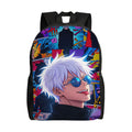 Rucksack Jujutsu Kaisen Gojo Runde Brille Zunge
