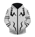 Jujutsu Kaisen Jacke Grau Sukuna Dämonentattoo