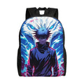 Rucksack Jujutsu Kaisen Megumi Weißer Wolf Blitze