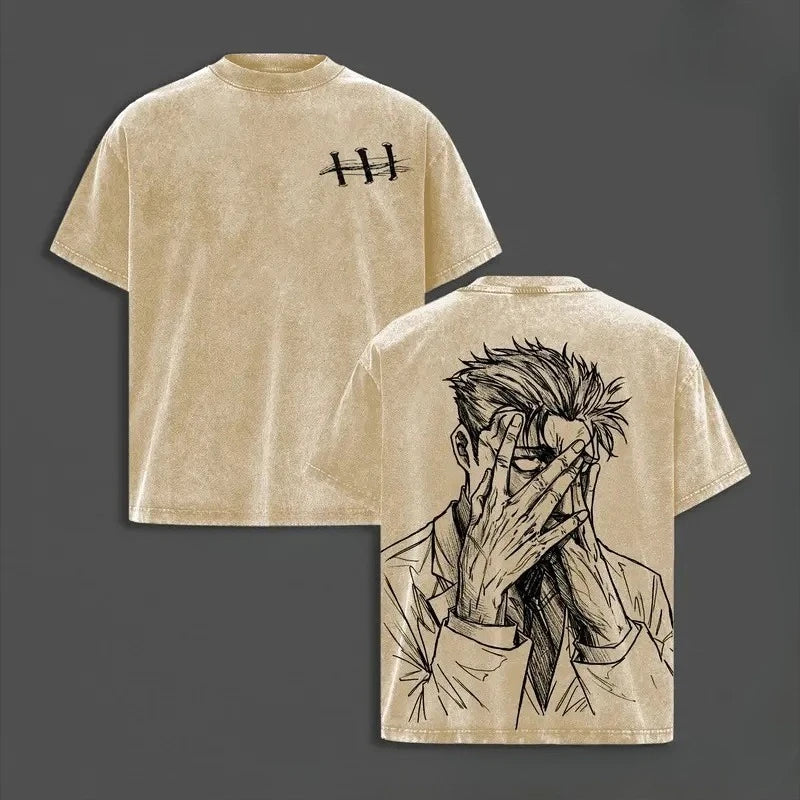 T-Shirt Jujutsu Kaisen Hiromi Higuruma Hand im Gesicht