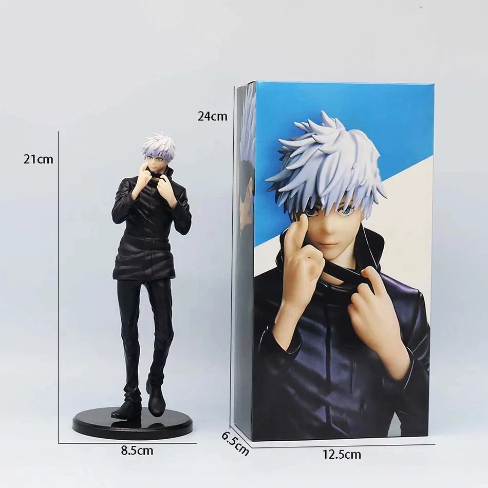 Figurine Jujutsu Kaisen Gojo Satoru Debout Doigt Levé 19cm — vue 2