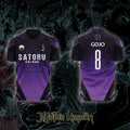 Jujutsu Kaisen Trikot Gojo Fußball Nummer Acht Blau