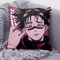 Coussin Jujutsu Kaisen Choso Masque Fond Bordeaux