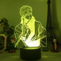 Lampe LED Jujutsu Kaisen Gojo Lunettes Rondes Signe
