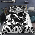Parure de Lit Jujutsu Kaisen Logo Manga Noir et Blanc