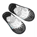Chausson Jujutsu Kaisen Gojo Trait Blanc Kanji