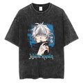 T-shirt Jujutsu Kaisen Gojo Col Relevé Bleu