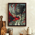 Poster Jujutsu Kaisen Choso Kanji Sanglant