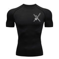 Kompressions-T-Shirt Jujutsu Kaisen Verfluchte Energie Waffen