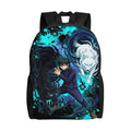 Sac à Dos Jujutsu Kaisen Megumi Loup Turquoise