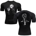T-shirt Compression Jujutsu Kaisen Gojo Extension du Territoire