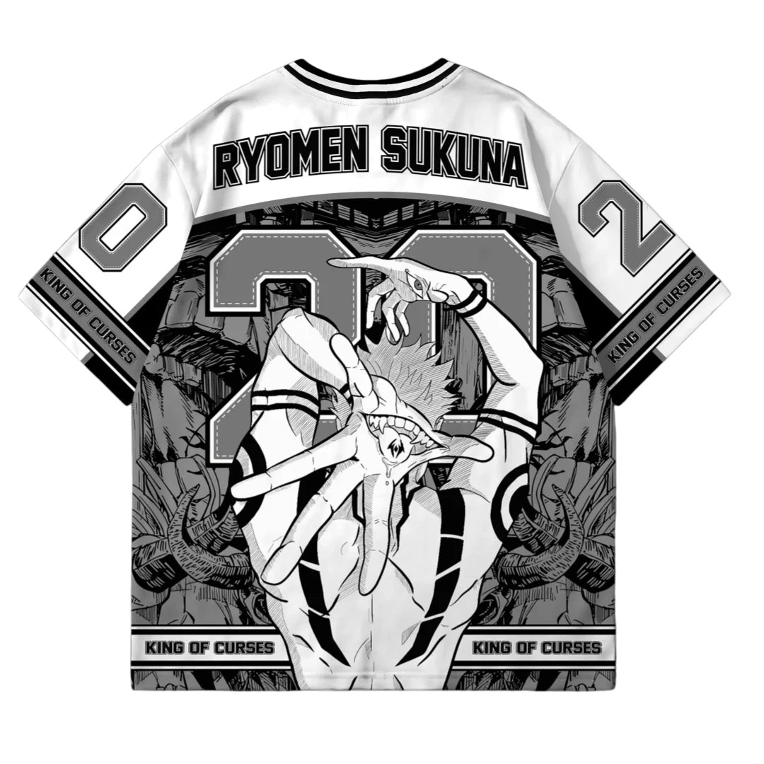 Maillot Jujutsu Kaisen Sukuna Roi des Fléaux Numéro 20 — vue 3