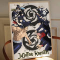 Poster Jujutsu Kaisen Malevolent Schrein Schwarz