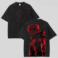 T-shirt Jujutsu Kaisen Itadori Yuji Rouge Sombre