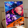 Poster Jujutsu Kaisen Charaktere Quadrate Episch