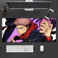 Jujutsu Kaisen Yuji Itadori Mauspad Lila