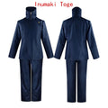 Costume Jujutsu Kaisen Toge Inumaki Uniforme Col Haut
