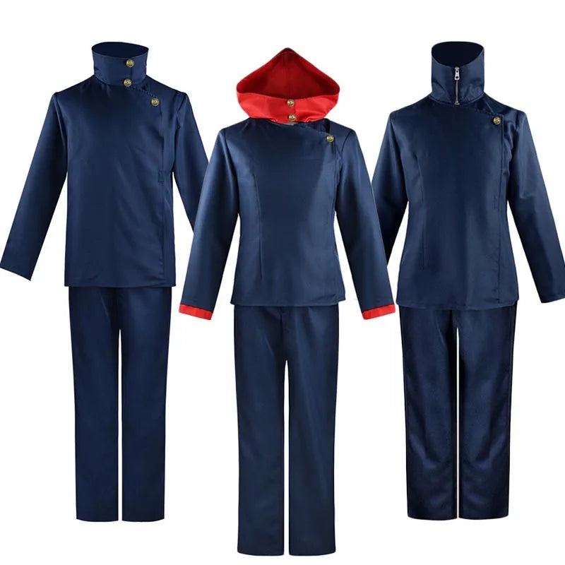 Costume Jujutsu Kaisen Toge Inumaki Uniforme Col Haut — vue 2