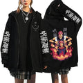 Jujutsu Kaisen Jacke Sukuna Verschränkte Arme Flammenmeer