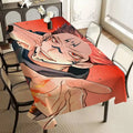 Tischdecke Jujutsu Kaisen Sukuna Ryomen Dämonenkönig Orange