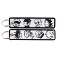 Porte-clés Jujutsu Kaisen Groupe Manga Noir et Blanc