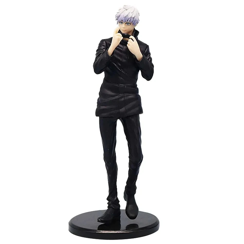 Figurine Jujutsu Kaisen Gojo Satoru Debout Doigt Levé 19cm