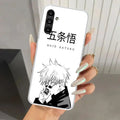 Samsung Hülle Jujutsu Kaisen Gojo Weiße Linie