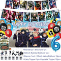 Jujutsu Kaisen Geburtstagsparty-Set 6 Jahre Ballons Dekoration