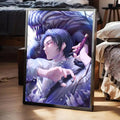 Poster Jujutsu Kaisen Yuta x Rika Ombre Bleue