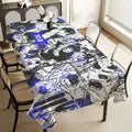 Tischdecke Jujutsu Kaisen Toji Fushiguro Manga-Stil Blau