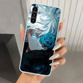 Coque Samsung Jujutsu Kaisen Gojo Rose Bleue