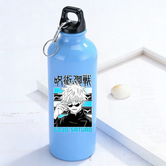 Gourde Jujutsu Kaisen Gojo Pop Art Bleu Ciel
