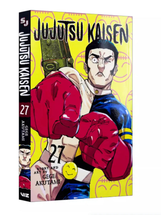 Livre Jujutsu Kaisen Volumes 27-29 Anglais : coffret manga, couverture illustrée avec personnages