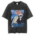 T-Shirt Jujutsu Kaisen Gojo Überlagerung Blau