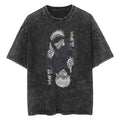T-Shirt Jujutsu Kaisen Gojo Spiegel Kanji Nacht