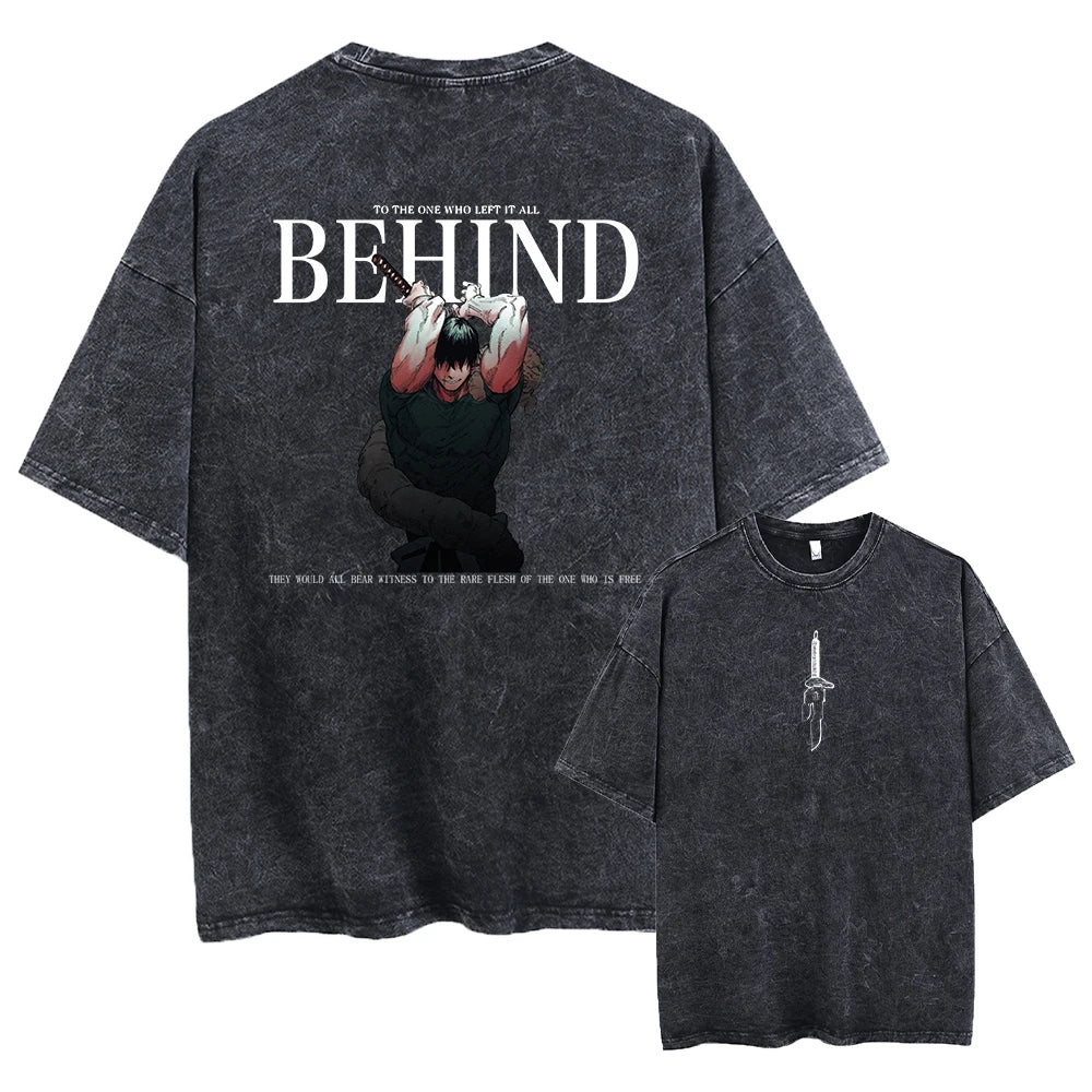 T-shirt Jujutsu Kaisen Toji Mains Derrière la Tête