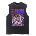 Jujutsu Kaisen Vintage Sukuna Tanktop Violett