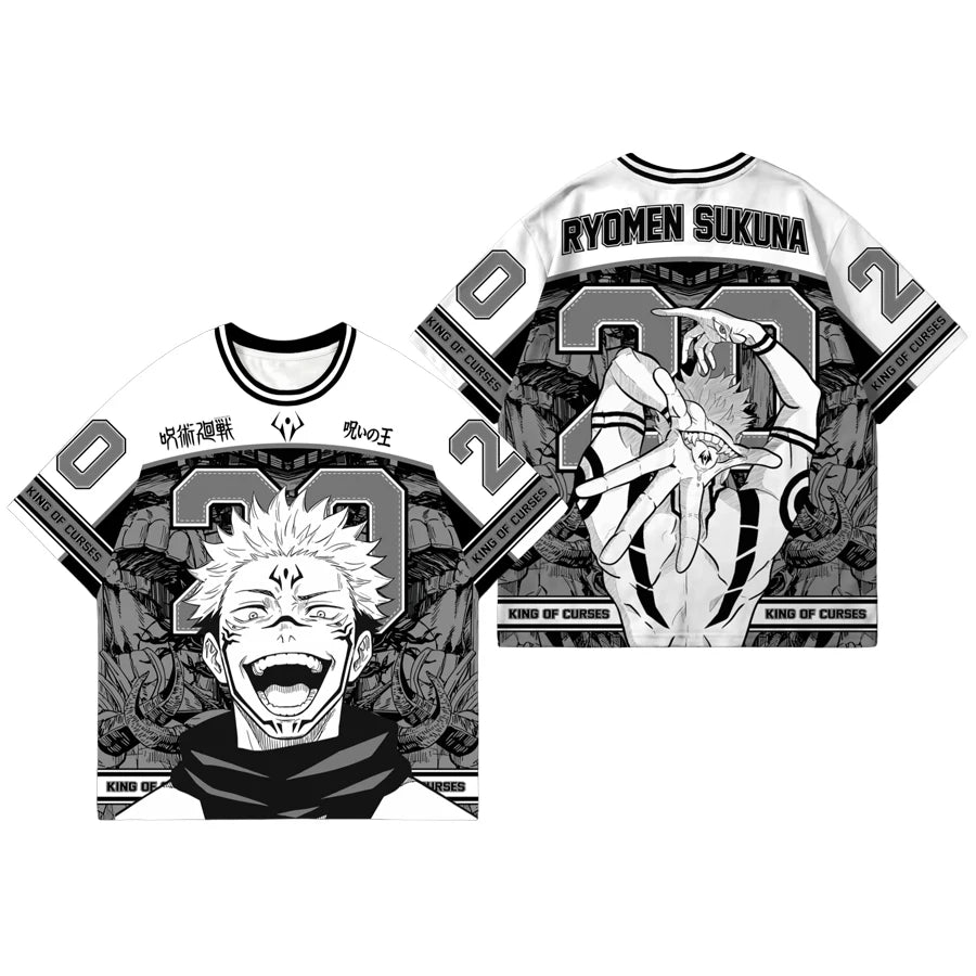 Maillot Jujutsu Kaisen Sukuna Roi des Fléaux Numéro 20
