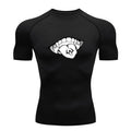 T-shirt Compression Jujutsu Kaisen Bouche Roi Des Fléau