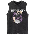 Jujutsu Kaisen Vintage Toji verflucht ärmelloses Tanktop lila