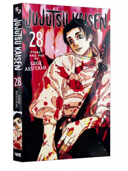 Livre Jujutsu Kaisen Volumes 28-30 Anglais : coffret manga, couverture illustrée avec personnage