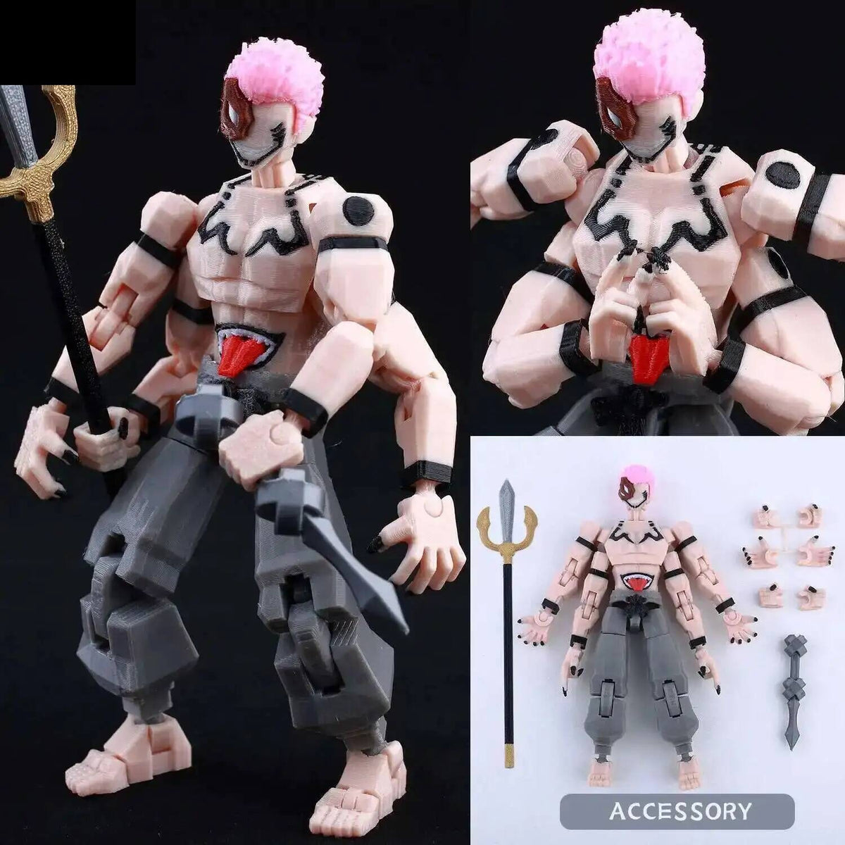 Figurine Jujutsu Kaisen Sukuna Forme Originelle Articulée